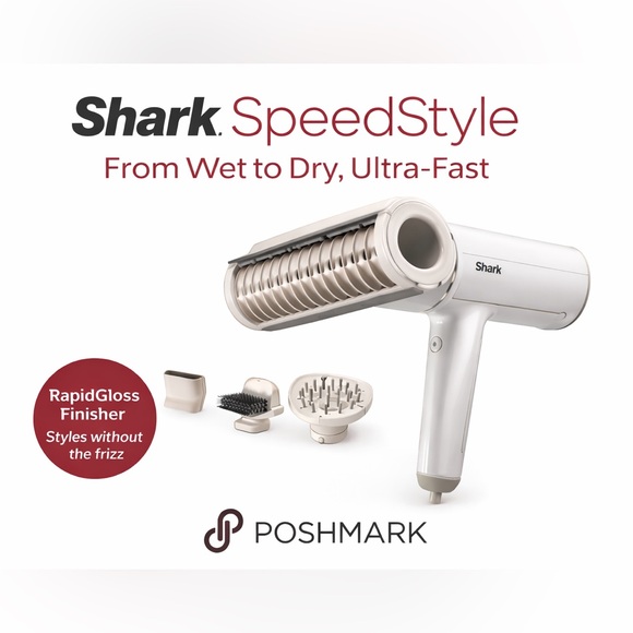 Shark SpeedStyle Professional Hair Dryer RapidGloss Finisher | No Frizz | NWT - Picture 3 of 6